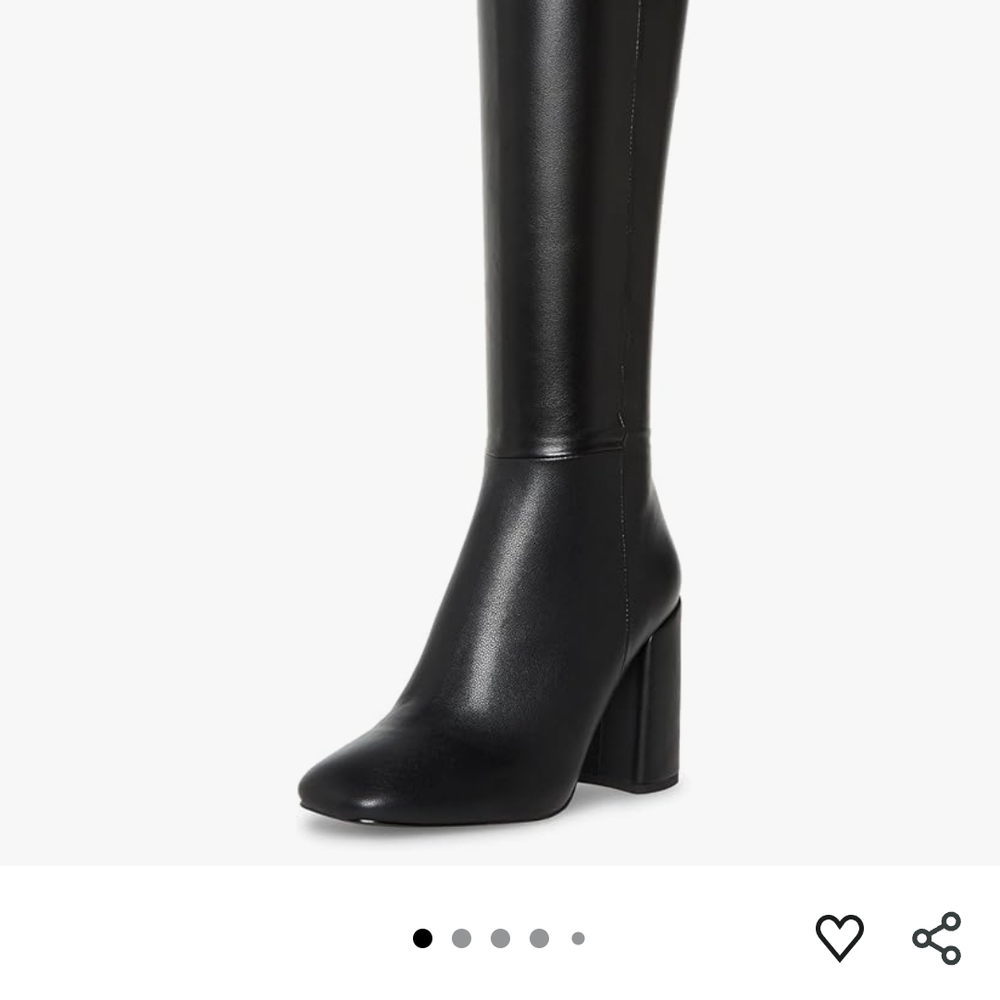 Steve Madden Black Heeled Boots